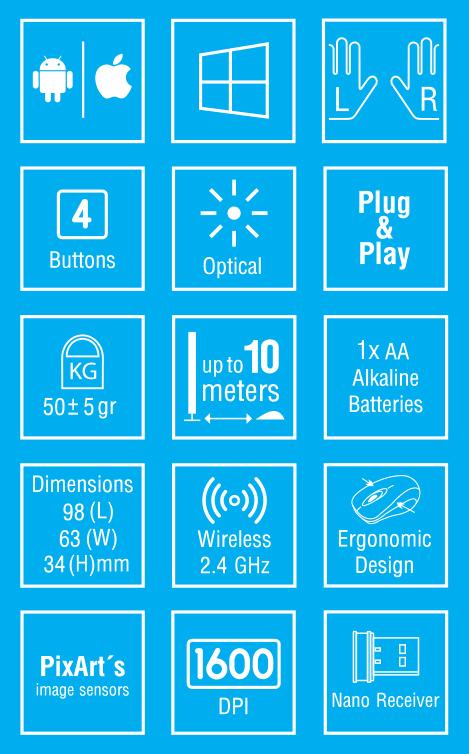 ماوس بیسیم بیاند مدل BM-1349RF