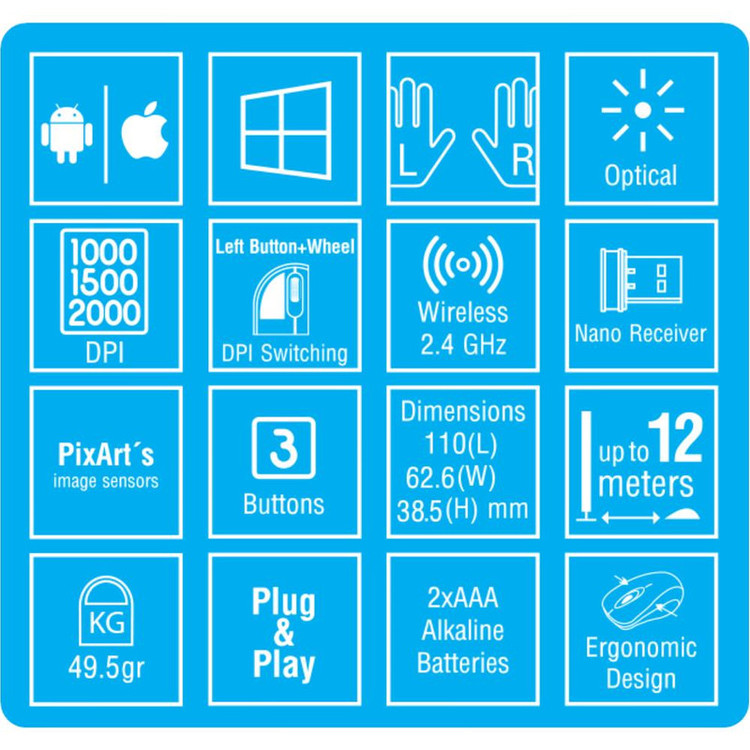 ماوس بیسیم بیاند مدل BM-3890 RF
