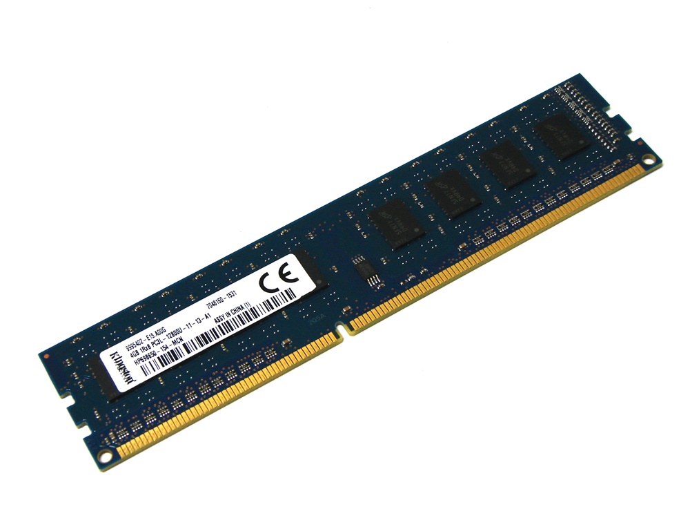 رم کامپیوتر استوکKingston PC3L-12800U-4GB