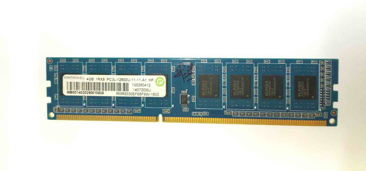 رم کامپیوتر استوک Ramaxel PC3L-12800U-4GB