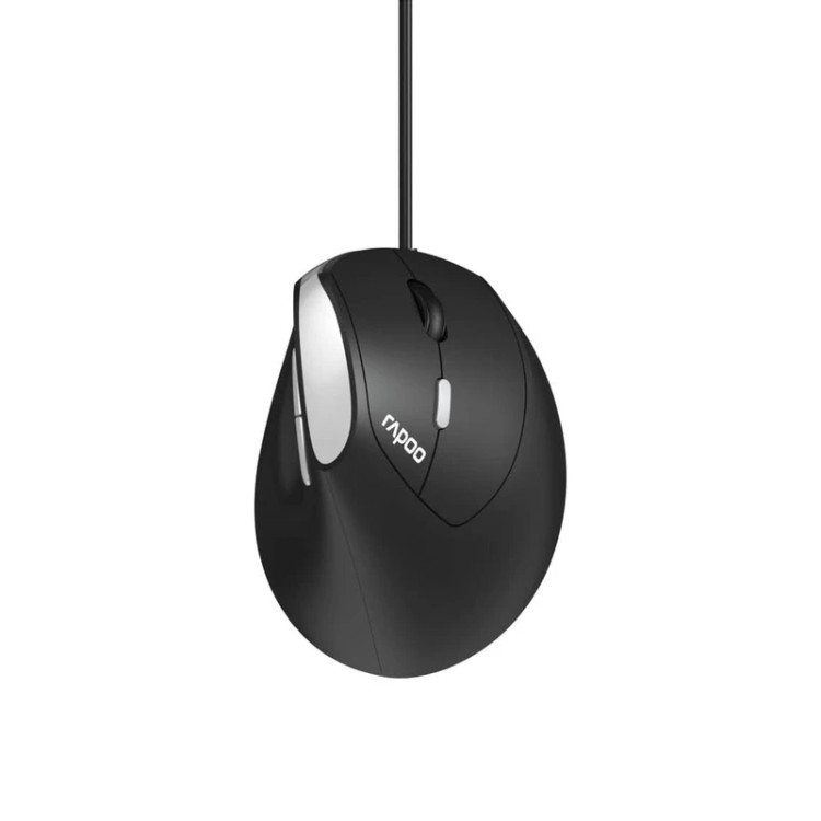 ماوس با سیم و ارگونومیک رپو مدل EV200 Silent