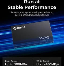 حافظه اس اس دی اوریکو مدل Y20 ظرفیت 256 گیگابایت