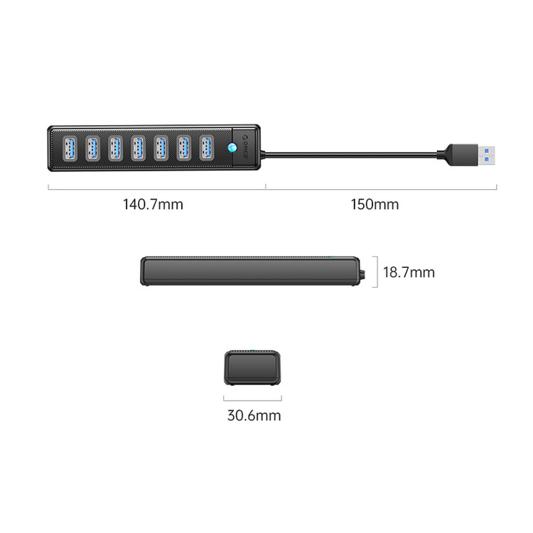 هاب USB 3.0 اوریکو ORICO PW7U-U3