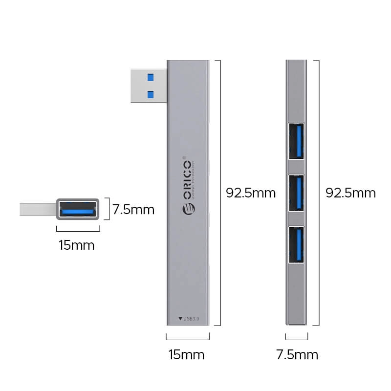 مینی هاب USB3.0 اوریکو مدل YSZ1-U3
