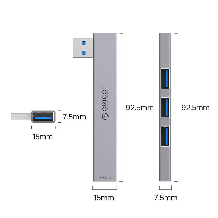 مینی هاب USB3.0 اوریکو مدل YSZ1-U3